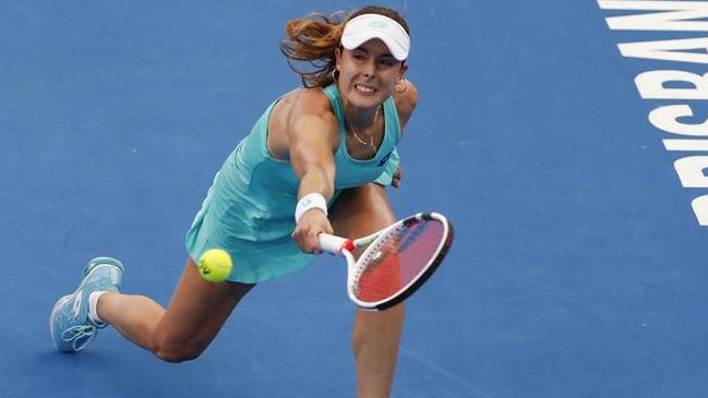 Alize Cornet fue sorprendida por Mihaela Buzarnescu y quedó fuera en el WTA de Hobart