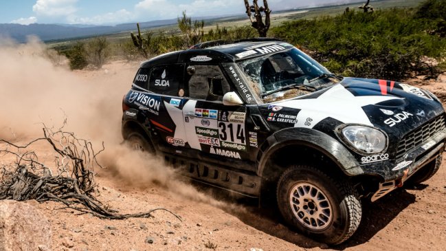 Boris Garafulic sufrió un choque en la segunda etapa del Dakar 2018