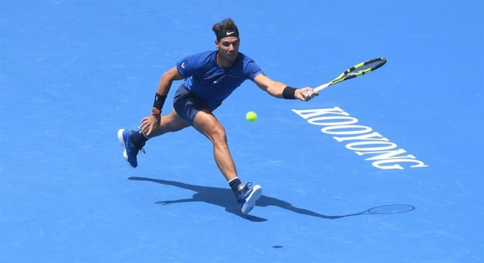 La caída de Rafael Nadal ante Richard Gasquet en el Kooyong Classic