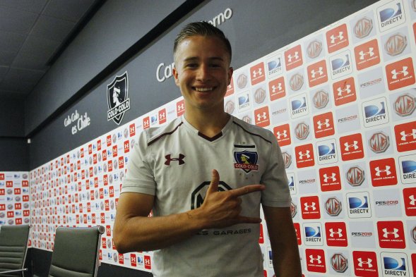 Benjamín Berrios protagonizó la conferencia de prensa de Colo Colo en el Monumental