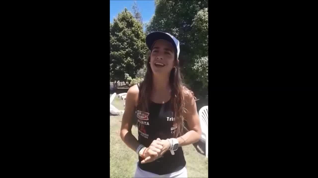 Valentina Carvallo y Felipe Barraza te invitan a seguir el Ironman de Pucón en Cooperativa