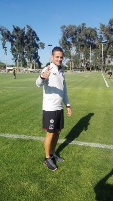 Octavio Rivero se sumó a la pretemporada de Colo Colo en La Serena