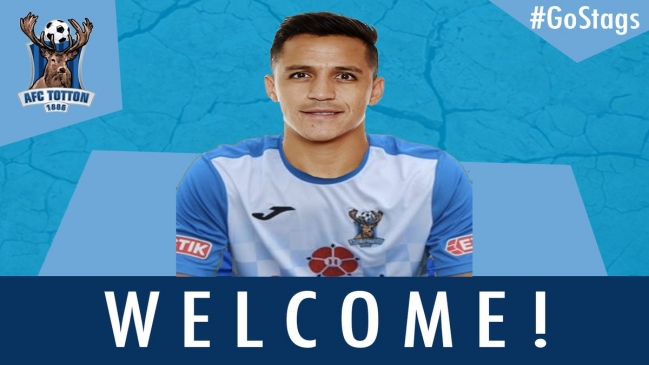 Club inglés de la séptima división “fichó” a Alexis Sánchez