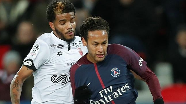 Neymar encabezó el festival de goles de PSG sobre Dijon