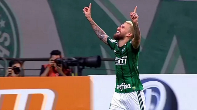 Lucas Lima debutó en Palmeiras con un increíble golazo