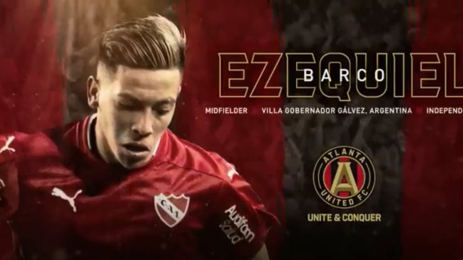 Figura argentina Ezequiel Barco fue presentado por Atlanta United