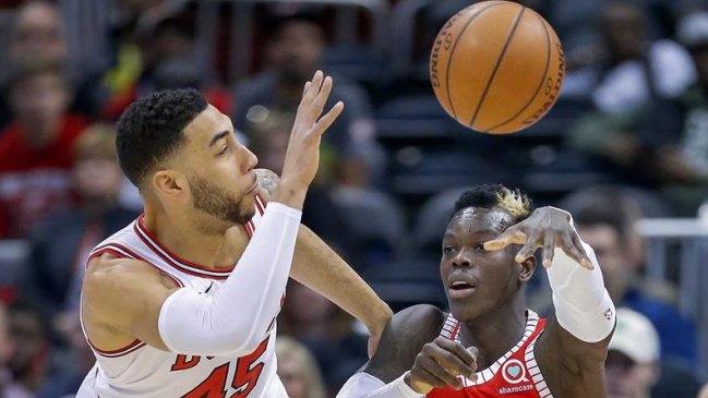 Chicaco Bulls derrotó a Atlanta Hawks en la jornada sabatina de la NBA