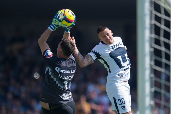 Nicolás Castillo puso la intensidad en el clásico capitalino entre Pumas UNAM y Club América