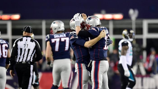 New England Patriots venció a Jacksonville Jaguars y jugará el Super Bowl de la NFL