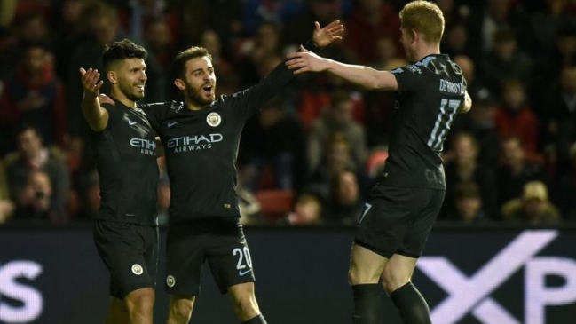 Agüero y De Bruyne fueron figuras en clasificación de Manchester City a la final de la Copa de La Liga
