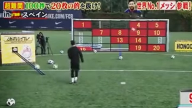 El alucinante nuevo reto de Lionel Messi en la televisión japonesa