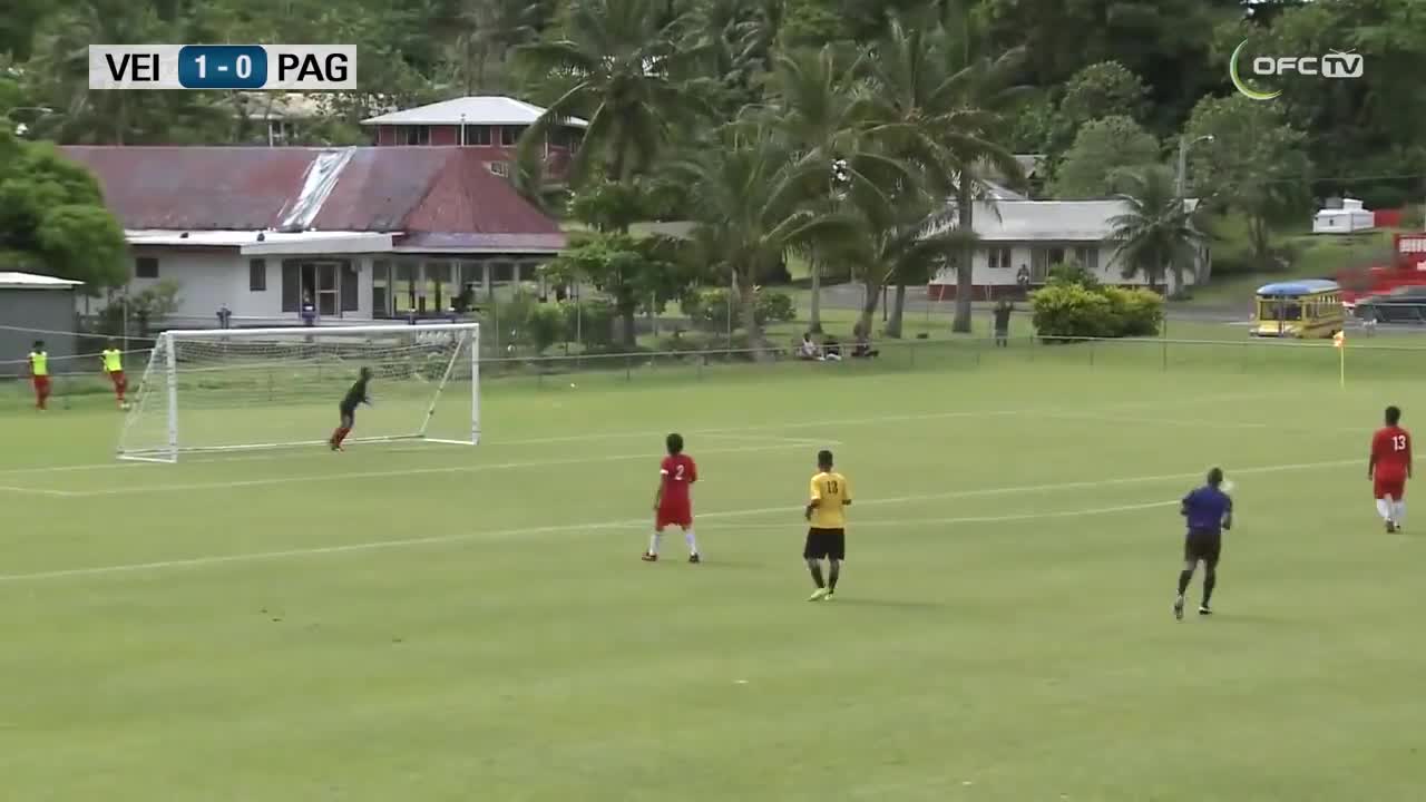 Portero se confió más de la cuenta y recibió golazo de mitad de cancha en la Champions de Oceanía