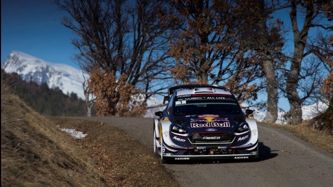 Sebastian Ogier comenzó liderando el Rally de Montecarlo