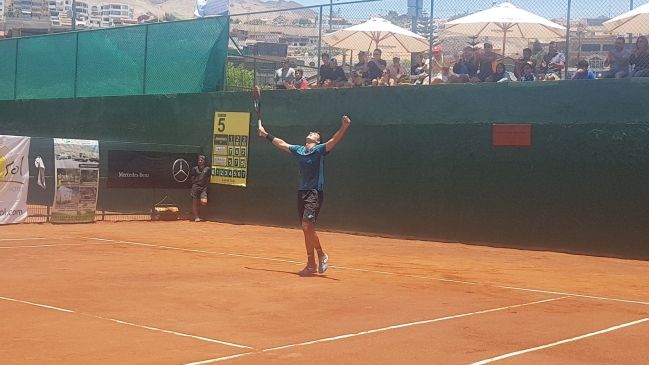 Tomás Barrios se instaló en la final del Futuro F5 de Estados Unidos