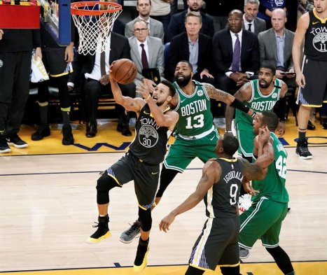 La ajustada victoria de Golden State Warriors sobre Boston Celtics en la NBA
