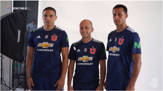 La divertida sesión de fotos de Universidad de Chile