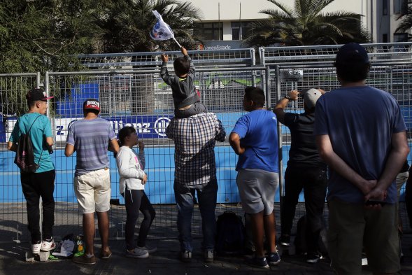 Los bólidos del Santiago ePrix mostraron toda su capacidad antes del inicio de la carrera