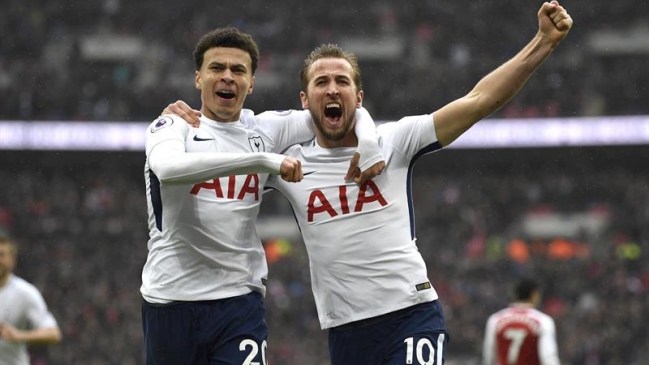 Harry Kane le dio la victoria a Tottenham sobre Arsenal en el clásico de Londres