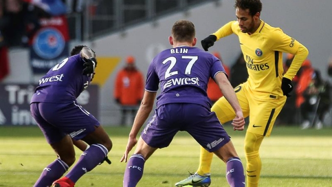 Neymar le dio el triunfo a París Saint-Germain ante Toulouse en la liga francesa