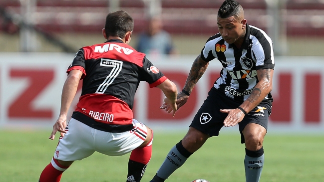 Leonardo Valencia jugó en la eliminación de Botafogo en semifinales de la Copa Guanabara