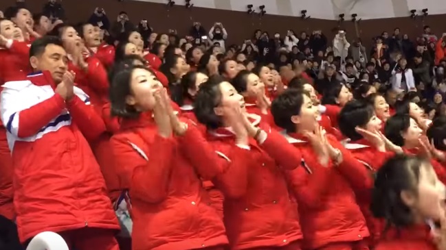 Porristas norcoreanas se roban la película en los Juegos Olímpicos
