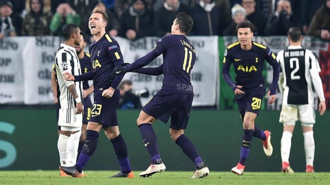 Tottenham sorprendió y rescató un valioso empate ante Juventus en Turín