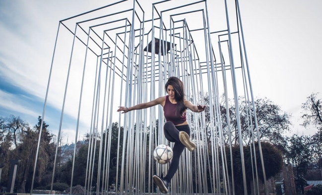 Catalina Vega viaja al Mundial de Freestyle: Mi objetivo es ser campeona