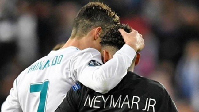 La Champions League destacó el “amor” entre Cristiano Ronaldo y Neymar