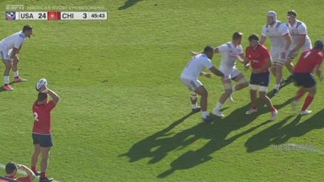 Chile cayó ante EE.UU. y sufrió su tercera derrota en el Americas Rugby Championship