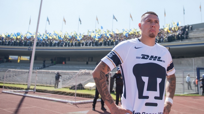 Nicolás Castillo anotó un golazo para inaugurar el marcador de Pumas sobre Tijuana