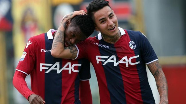 El golazo de tiro libre de Erick Pulgar en triunfo de Bologna sobre Sassuolo en Italia