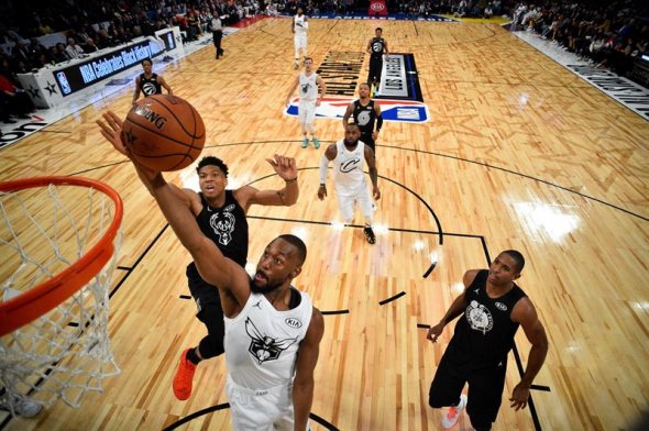 La espectacularidad del Partido de las Estrellas de la NBA