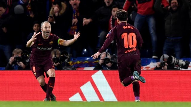 Lionel Messi anotó su primer gol a Chelsea luego de nueve partidos disputados
