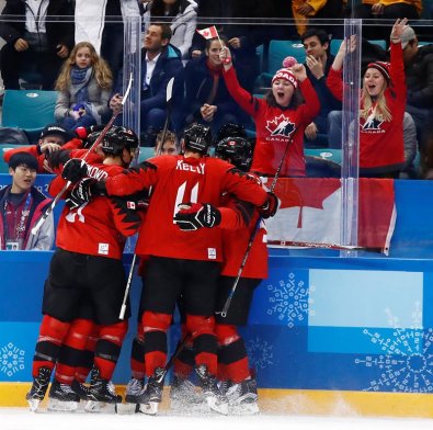 Las semifinales del hockey se tomaron la jornada en PyeongChang