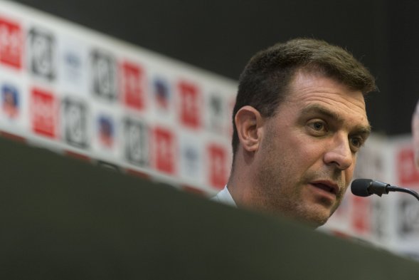 Pablo Guede atendió a la prensa en la víspera del choque de Colo Colo ante Altético Nacional