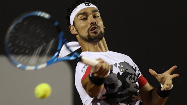 Fabio Fognini superó a Pablo Cuevas y espera a Jarry o Zeballos en la final de Sao Paulo
