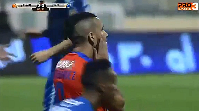 La indignación del técnico de Al-Fayha luego de un penal perdido por Ronnie Fernández