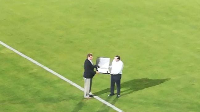 Jorge Segovia llegó al Santa Laura para presenciar duelo de Unión Española