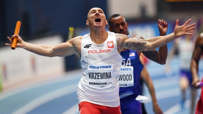 Polonia batió el récord de 4×400 en el Mundial de atletismo en pista cubierta