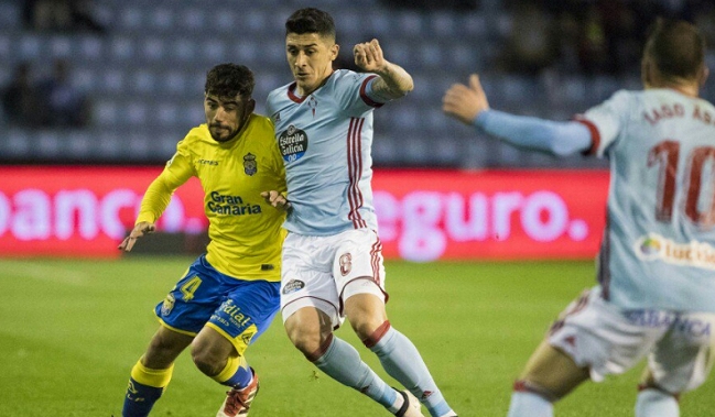 Pedro Pablo Hernández le dio la victoria a Celta de Vigo ante Las Palmas