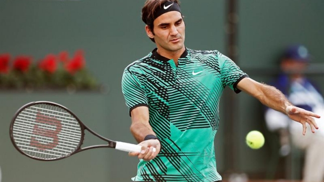 Federer debutará frente a Ryan Harrison o Federico Delbonis en Indian Wells