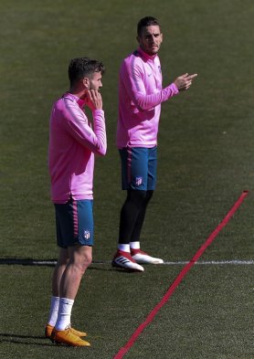 Atlético de Madrid preparó su choque contra Lokomotiv de Moscú por la Europa League