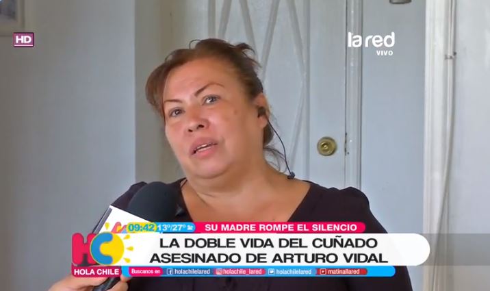 Madre del cuñado asesinado de Arturo Vidal pide justicia