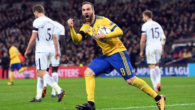 Juventus dio vuelta un emocionante partido ante Tottenham y avanzó a cuartos de la Champions