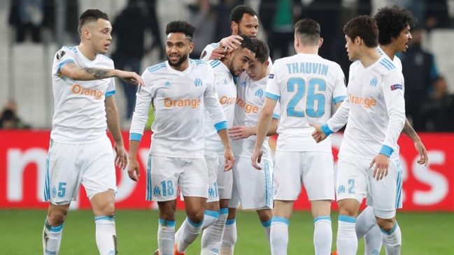 Olympique de Marsella sacó ventaja sobre Athletic Club en los octavos de la Europa League