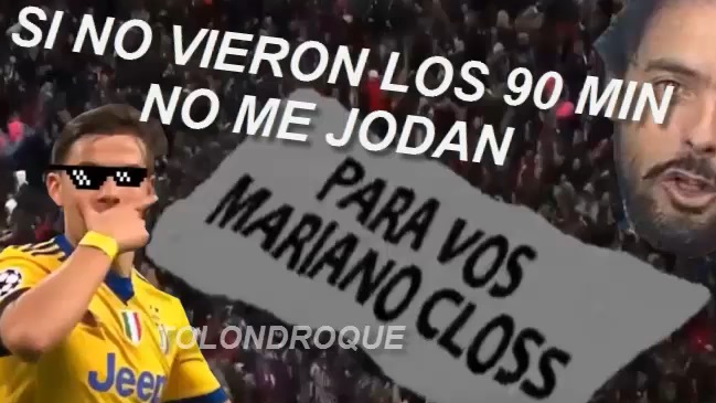 El notable tapabocas a un relator argentino en plena Champions