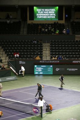 Las imágenes que dejó una nueva jornada en Indian Wells