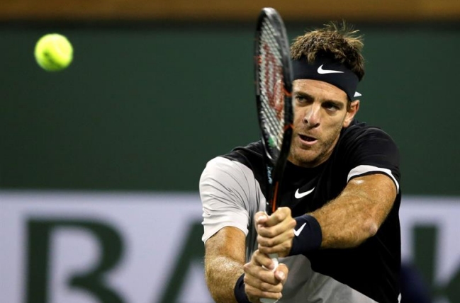 Juan Martín del Potro no tuvo problemas para avanzar en Indian Wells