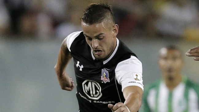Octavio Rivero anotó ante Bolívar el primer gol de Colo Colo en la Copa Libertadores 2018