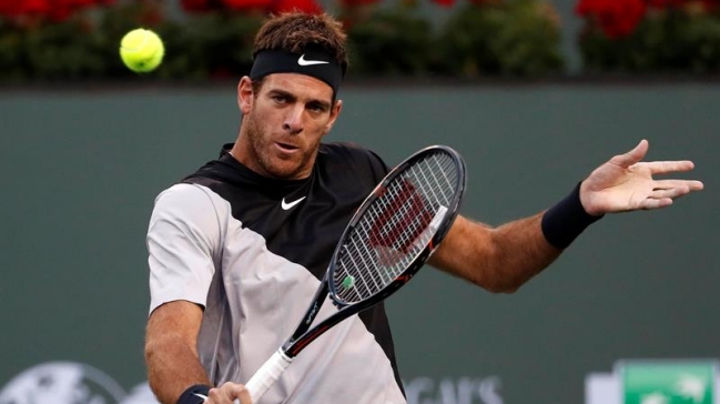 Del Potro ganó duelo de argentinos y avanzó a cuartos en Indian Wells